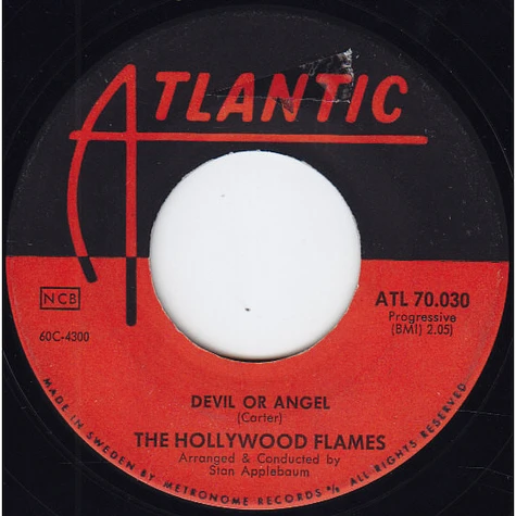The Hollywood Flames - Devil Or Angel
