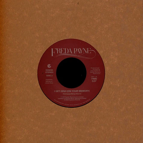 Freda Payne - Tell Me Please / I Get High (On Your Memory)