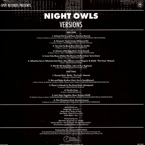 Night Owls - Versions