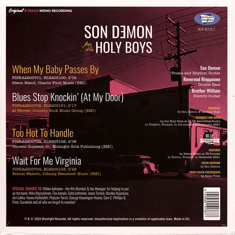 Son Demon & His Holy Boys - Son Demon & His Holy Boys