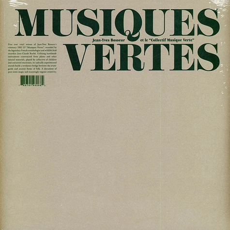 Jean-Yves Bosseur - Musiques Vertes