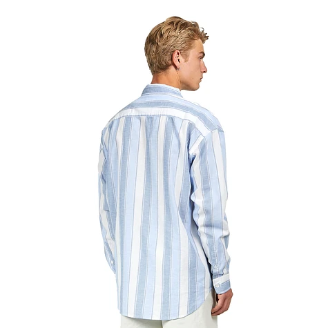 Stüssy - Wide Striped Shirt (Blue Stripe) | HHV