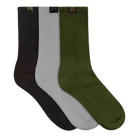 Maharishi - Miltype Sports Socks (Pack of 3)