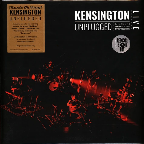 Kensington - Unplugged Record Store Day 2022 Translucent Red Edition