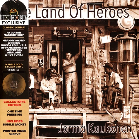 Jorma Kaukonen - Land Of Heroes Record Store Day 2022 Gold & Black Vinyl Edition