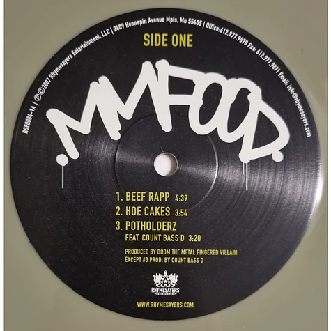 MF DOOM - MM..Food