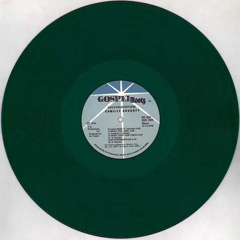 Camille Doughty - God's Prescriptions Green Vinyl Edtion