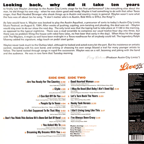 Waylon Jennings - Live From Austin,Tx '84