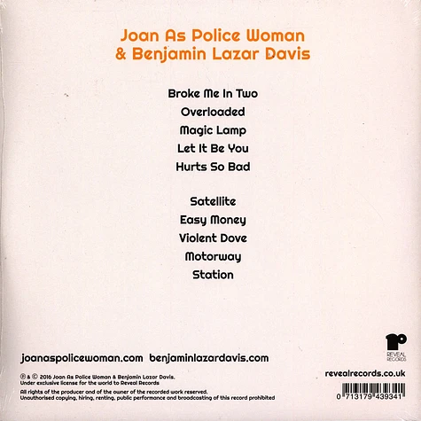 Joan As Police Woman & Benjamin Lazar Davis - Let It Be You