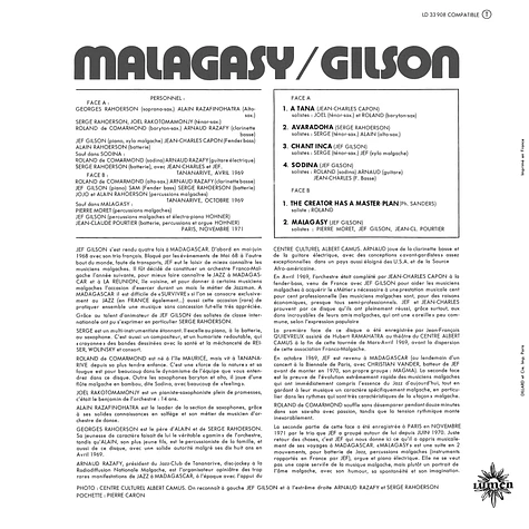 Malagasy / Jef Gilson - Malagasy