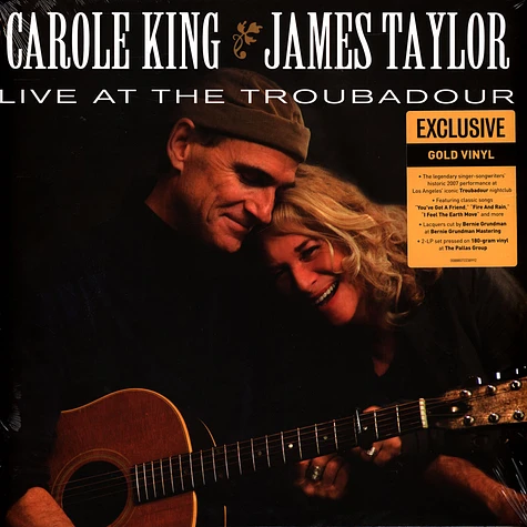 Carole King & James Taylor - Live At The Troubadour Gold Vinyl Edition