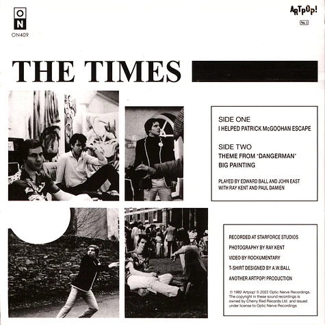 The Times - I Helped Patrick Mcgoohan Escape White Vinyl Edition