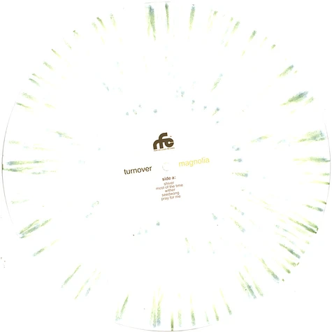 Turnover - Magnolia White & Green Splatter Vinyl Edition