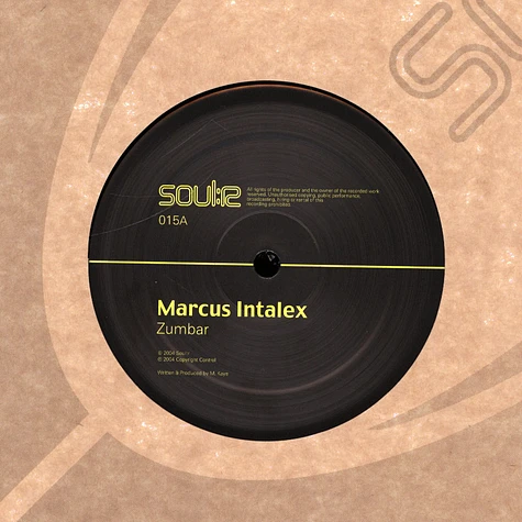 Marcus Intalex - Zumbar / Temperance