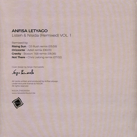 Anfisa Letyago - Listen & Nisida Remixed Volume 1