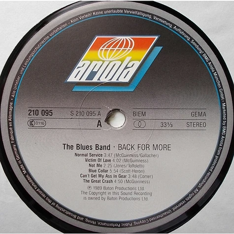 The Blues Band - Back For More
