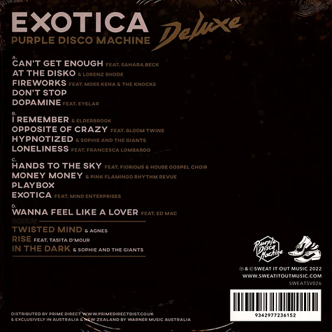 Purple Disco Machine - Exotica Deluxe + Bonus Tracks Purple Vinyl Edition