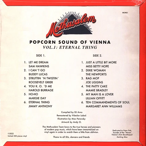 V.A. - Methusalem - Popcorn Sound Of Vienna 1954-1964