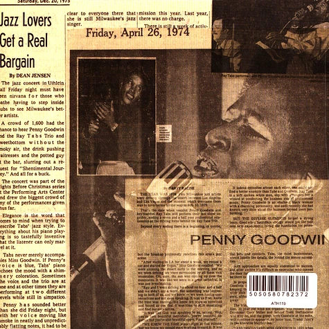 Penny Goodwin - Too Soon You're Old / Slow Hot Wind