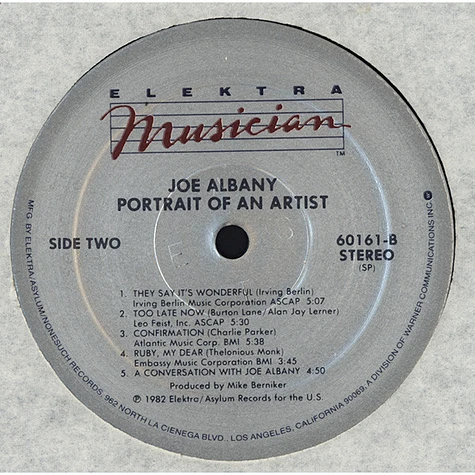 Joe Albany - Portrait Of An Artist