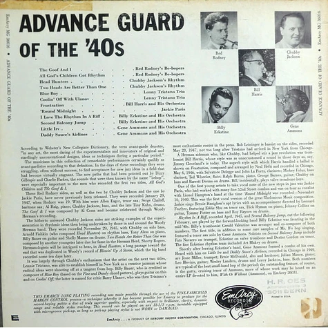 V.A. - Advance Guard Of The '40s