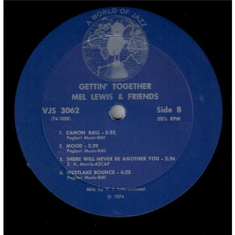 Mel Lewis & Friends - Gettin' Together