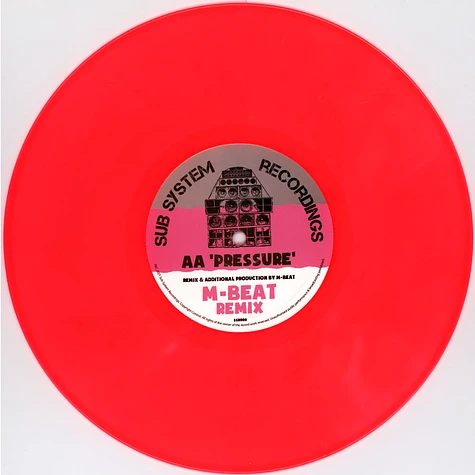 Fugitive - Pressure / M-Beat Remix Pink Vinyl Edition