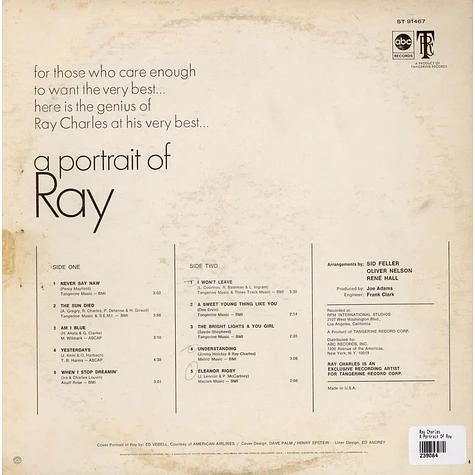 Ray Charles - A Portrait Of Ray