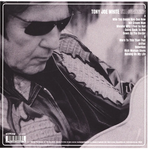 Tony Joe White - The Beginning Black Vinyl Edition
