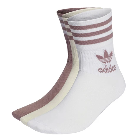 adidas - Mid Cut Crew Sock (Pack of 3)