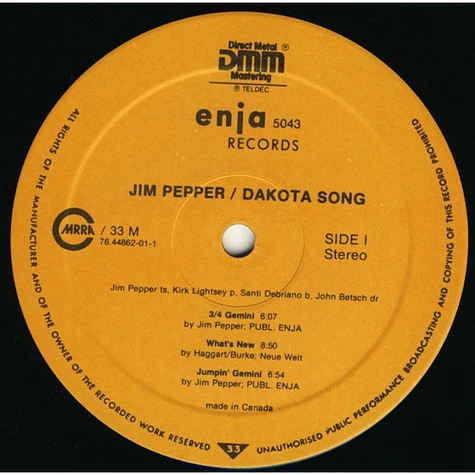 Jim Pepper - Dakota Song