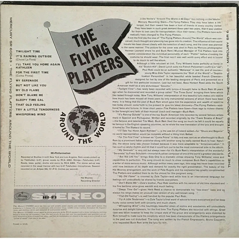 The Platters - The Flying Platters Around The World