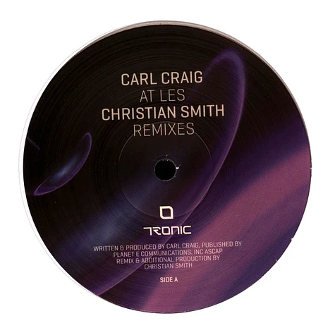 Carl Craig - At Les Remixes Clear Vinyl Edition