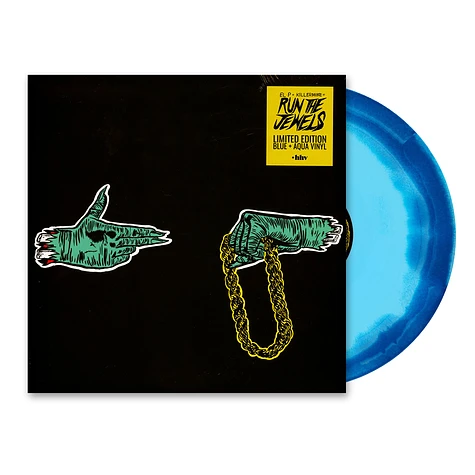 Run The Jewels - Run The Jewels Blue Aqua Swirled Vinyl Edition
