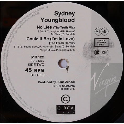 Sydney Youngblood - I'd Rather Go Blind