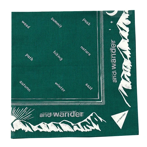 and wander - Reflective Words Bandanna