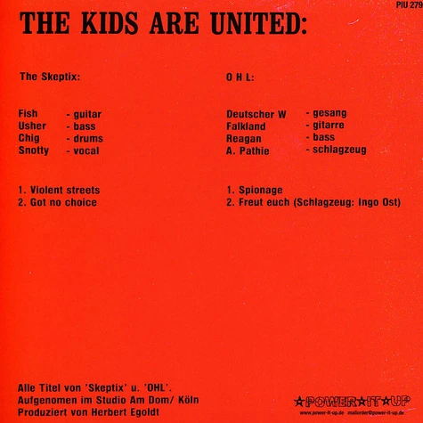 OHL / Skeptix - The Kids Are United EP