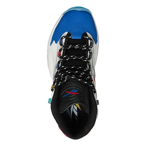 Men's shoes Reebok Question Mid Chalk/ Core Black/ Vector Blue