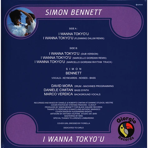 Simon Bennett - I Wanna Tokyo'u