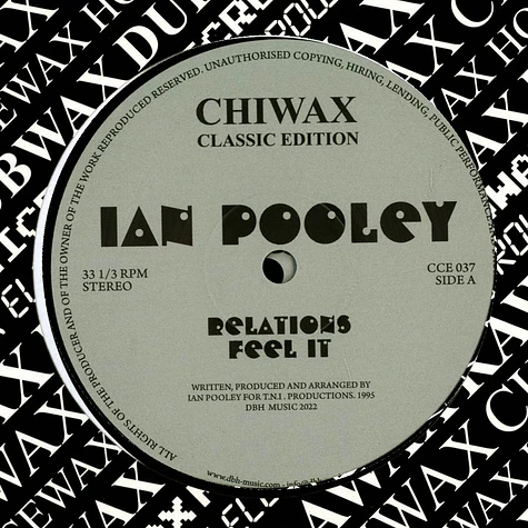 Ian Pooley - Relations