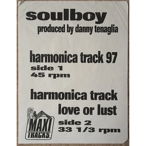 Soulboy - Harmonica Track 97