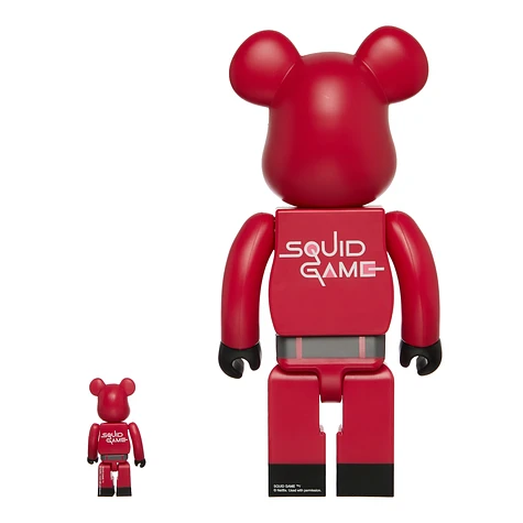 Medicom Toy - 100% + 400% Squid Game Guard Square Be@rbrick Toy