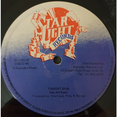 Candy McKenzie / Des All Stars - Thinking Of You / Target Dub