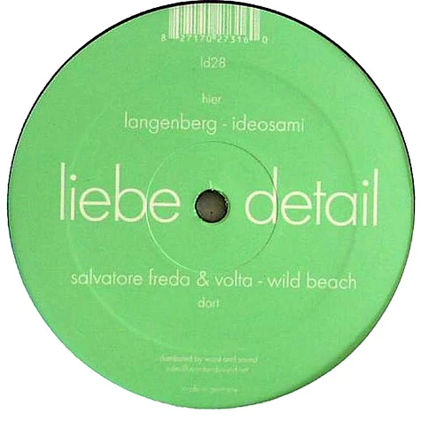 Salvatore Freda & Volta & Langenberg - Wild Beach / Ideosami