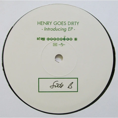 Henry Goes Dirty - Introducing EP