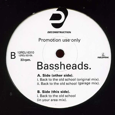 Bassheads - Back To The Old School