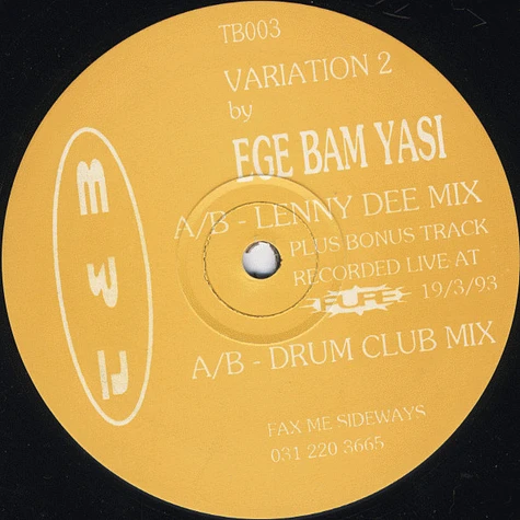 Ege Bam Yasi - Variation 2 (Remixes)