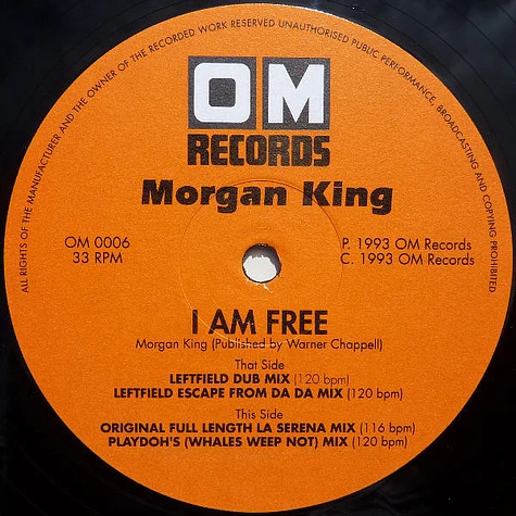 Morgan King - I Am Free • The Leftfield Remixes