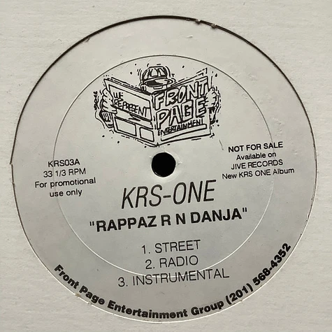 KRS-One - Rappaz R N Danja