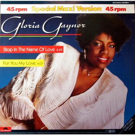 Gloria Gaynor - Stop In The Name Of Love